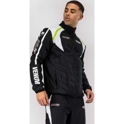 Kurtka męska Venum x Bud Racing - czarny/biały/zielony limonkowy