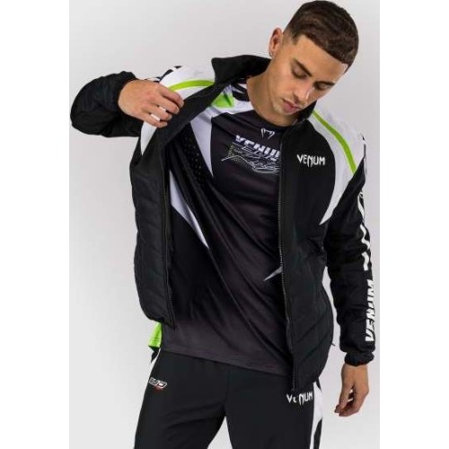 Kurtka męska Venum x Bud Racing - czarny/biały/zielony limonkowy