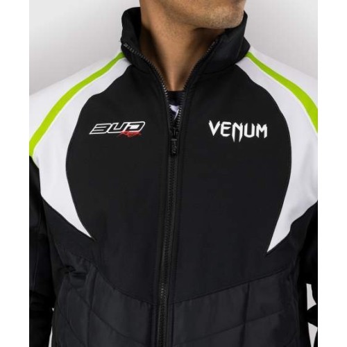 Kurtka męska Venum x Bud Racing - czarny/biały/zielony limonkowy