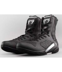 Venum Elite Neo Boxing Shoes - Black/White