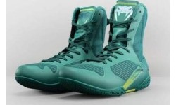 Venum Elite Neo Boxing Shoes - Green/ Neon Yellow