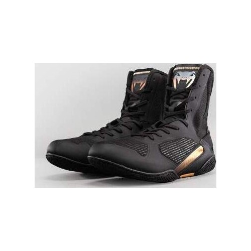 Venum Elite Neo Boxing Shoes - Black/Gold