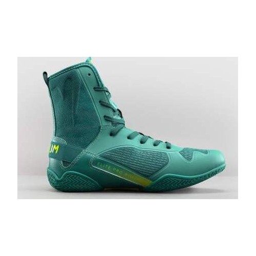 Venum Elite Neo Boxing Shoes - Green/ Neon Yellow