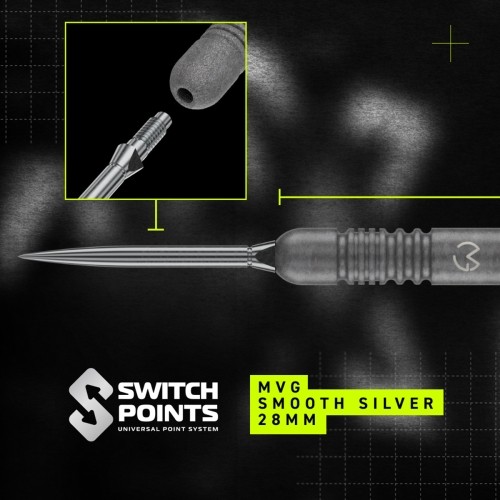 Winmau MvG TS 90% Switch Point steel tip