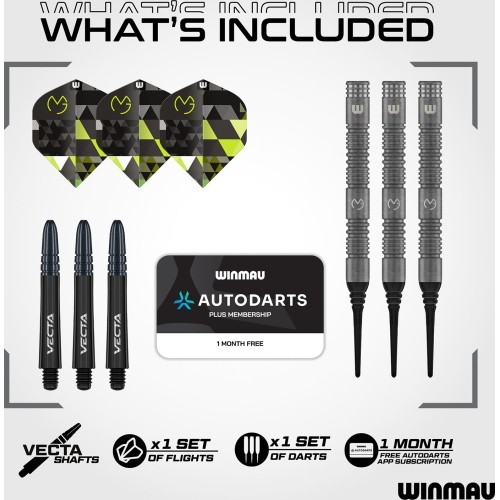 Winmau MvG TS 90% Soft Tip Darts