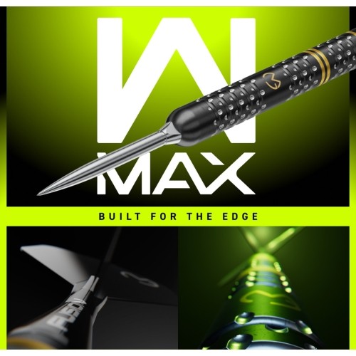 Winmau MvG W-Max 90% Switch Point Steel Tip Darts 23G