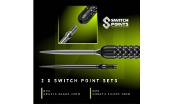 Winmau MvG W-Max 90% Switch Point Steel Tip Darts 23G