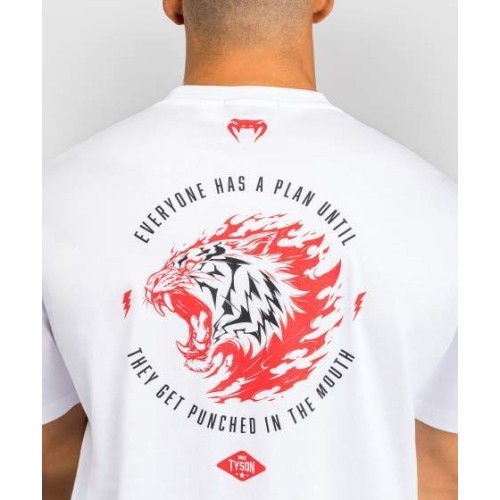 Koszulka Venum x Mike Tyson Tiger – optyczna biel
