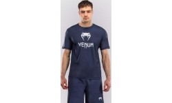 Venum Classic Dry Tech T-Shirt - Navy Blue/White