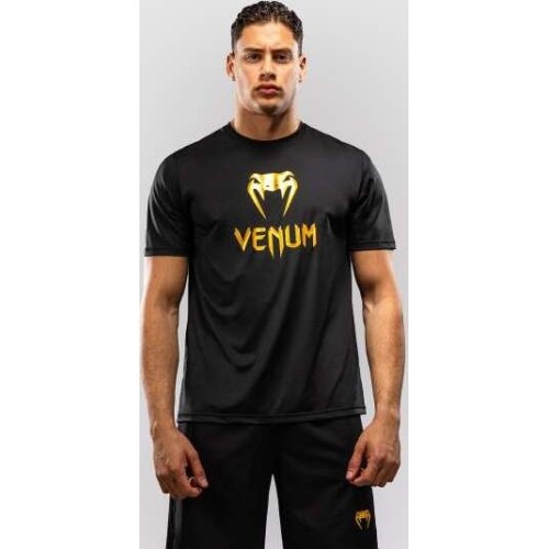 Venum Classic Dry Tech T-Shirt - Black/Gold