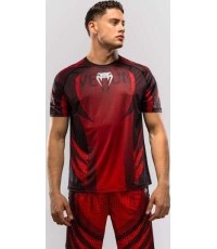 Venum Galactic 3.0 Dry Tech T-Shirt - Red/Silver