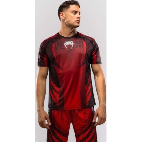 Venum Galactic 3.0 Dry Tech T-Shirt - Red/Silver