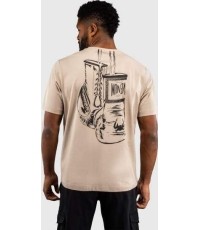 Venum Fight Icon Cotton T-Shirt - Beige