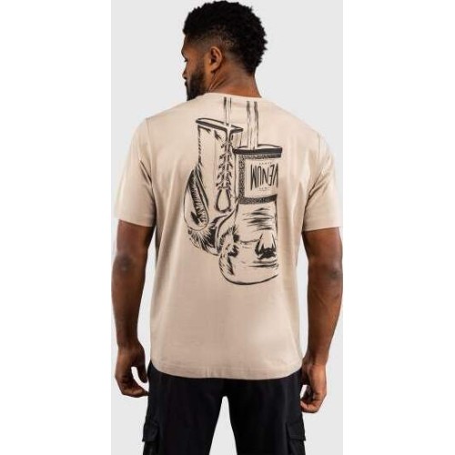 Venum Fight Icon Cotton T-Shirt - Beige