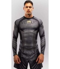 Venum Galactic 3.0 Long Sleeve Rashguard - Black/Gold