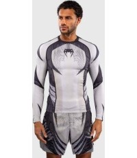 Venum Galactic 3.0 Long Sleeve Rashguard - Off-White/Black