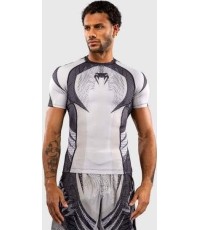 Venum Galactic 3.0 Short Sleeve Rashguard - Off-White/Black