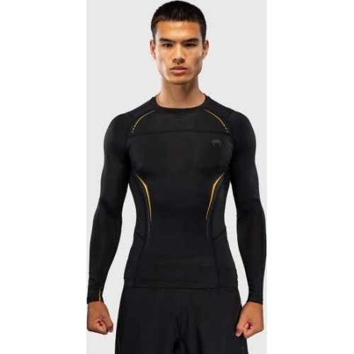 Venum G-Core Long Sleeve Rashguard - Black/Gold