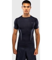 Venum G-Core Short Sleeve Rashguard - Navy Blue/White