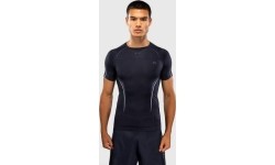 Venum G-Core Short Sleeve Rashguard - Navy Blue/White