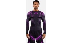 Venum No-Gi 6.0 Long Sleeve Rashguard - Black/Purple