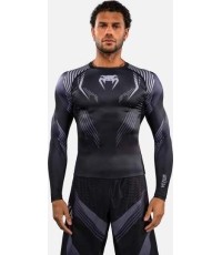 Venum No-Gi 6.0 Long Sleeve Rashguard - Black/Grey