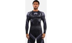Venum No-Gi 6.0 Long Sleeve Rashguard - Black/Grey