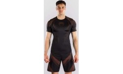 Venum No-Gi 6.0 Short Sleeve Rashguard - Black/Brown