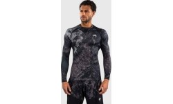 Venum Rage & Workout Long Sleeve Rashguard - Black/Grey