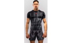 Venum Demon Short Sleeve Rashguard - Black/Grey