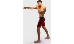 Venum Galactic 3.0 Vale Tudo Shorts - Red/Silver