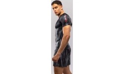 Venum Demon Short Sleeve Rashguard - Black/Grey