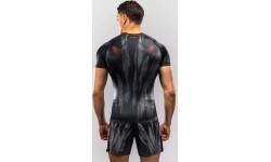 Venum Demon Short Sleeve Rashguard - Black/Grey