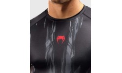 Venum Demon Short Sleeve Rashguard - Black/Grey
