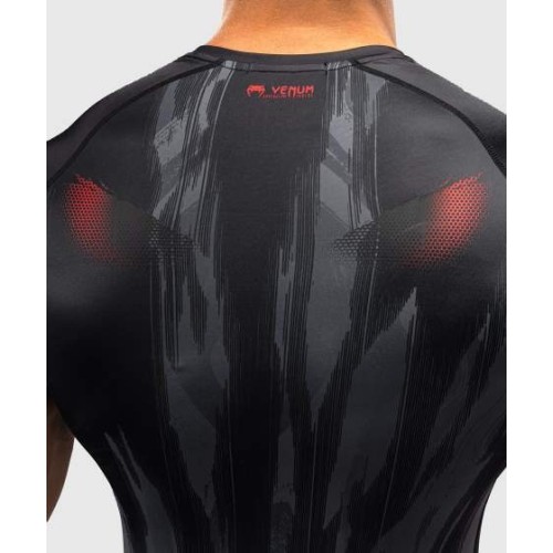 Venum Demon Short Sleeve Rashguard - Black/Grey