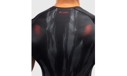 Venum Demon Short Sleeve Rashguard - Black/Grey