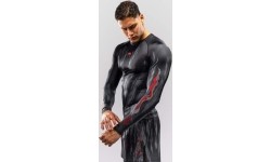Venum Demon Long Sleeve Rashguard - Black/Grey