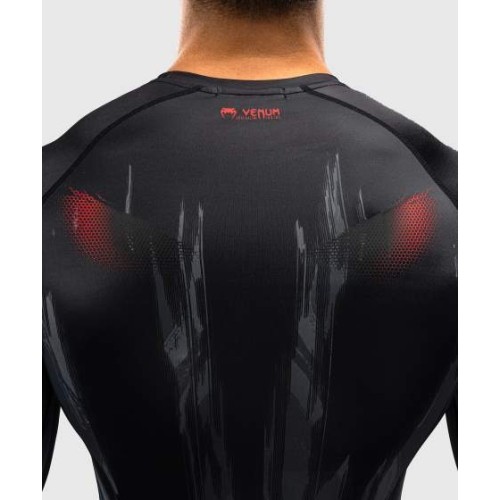 Venum Demon Long Sleeve Rashguard - Black/Grey