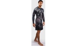 Venum Rage & Workout Long Sleeve Rashguard - Black/Grey