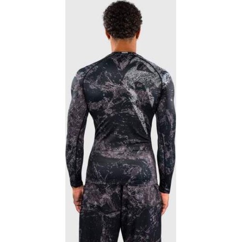 Venum Rage & Workout Long Sleeve Rashguard - Black/Grey
