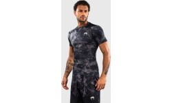 Venum Rage & Workout Short Sleeve Rashguard - Black/Grey