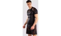 Venum No-Gi 6.0 Short Sleeve Rashguard - Black/Brown