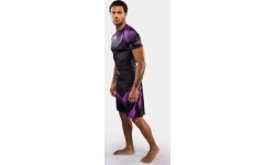 Venum No-Gi 6.0 Short Sleeve Rashguard - Black/Purple