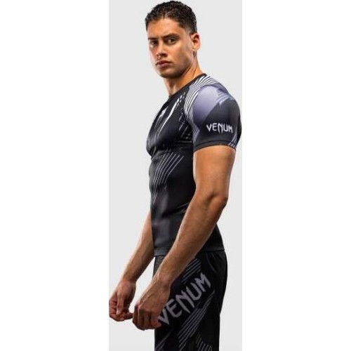 Venum No-Gi 6.0 Short Sleeve Rashguard - Black/White