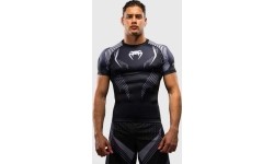 Venum No-Gi 6.0 Short Sleeve Rashguard - Black/White