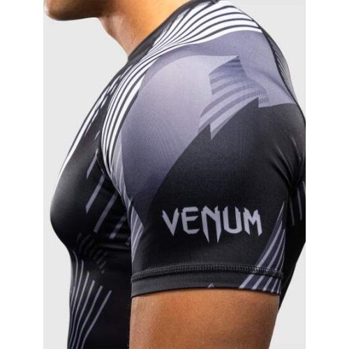 Venum No-Gi 6.0 Short Sleeve Rashguard - Black/White