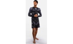 Venum No-Gi 6.0 Long Sleeve Rashguard - Black/Grey