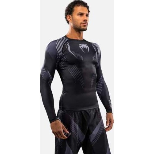 Venum No-Gi 6.0 Long Sleeve Rashguard - Black/Grey
