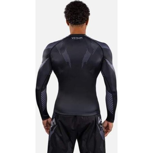 Venum No-Gi 6.0 Long Sleeve Rashguard - Black/Grey