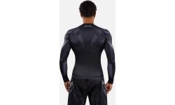 Venum No-Gi 6.0 Long Sleeve Rashguard - Black/Grey